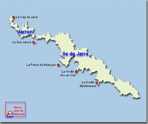 Carte de l'île de Jarre